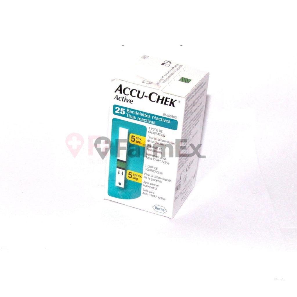 Accu-chek® Active Tira Reactiva x 25 ROCHE